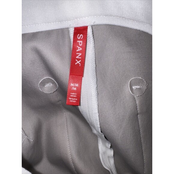 New Spanx Women Pants Size Medium Classic White Kick Flare Pull On High Waisted - Picture 10 of 16